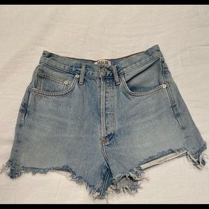 Agolde high rise denim short